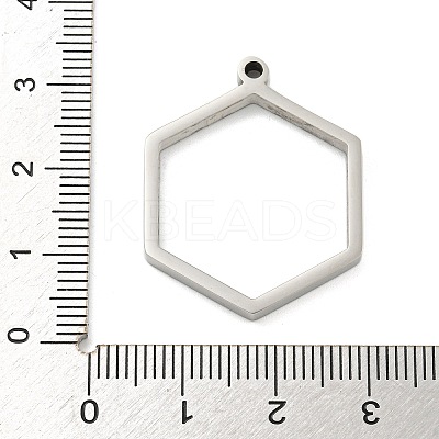 Non-Tarnish 304 Stainless Steel Laser Cut Pendants STAS-U009-04A-P-1