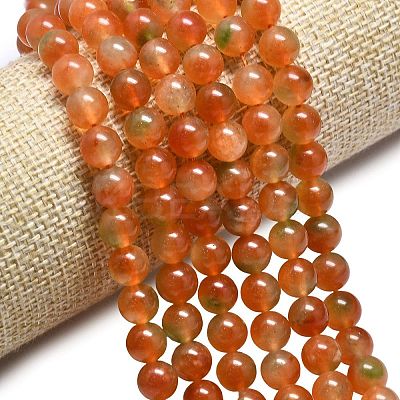 Natural Malaysia Jade Beads Strands G-L645-C01-8mm-29-1