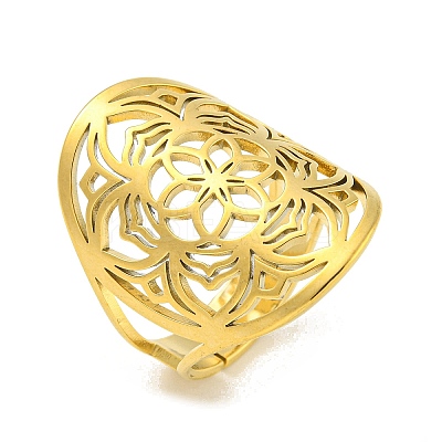 304 Stainless Steel Rings RJEW-M045-04G-1