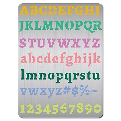 Stainless Steel Metal Cutting Dies Stencils DIY-WH0289-106-1