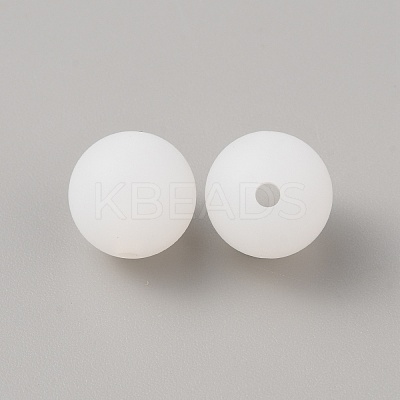 Luminous Round Food Grade Silicone Beads SIL-TAC0007-03A-1
