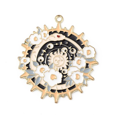 Alloy Enamel Pendants ENAM-G216-04LG-1