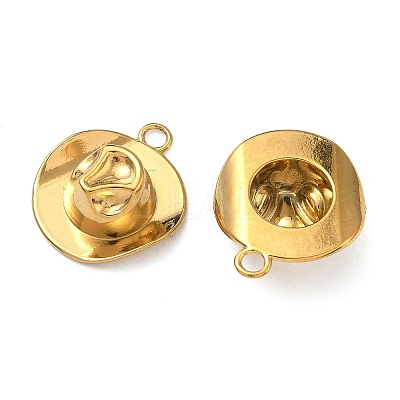 304 Stainless Steel Pendants STAS-P446-08G-1