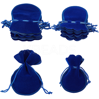 20Pcs 2 Styles Gourd Velvet Bags TP-BBC0001-02A-1