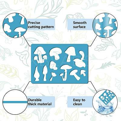 Acrylic Earring Handwork Template DIY-WH0359-032-1