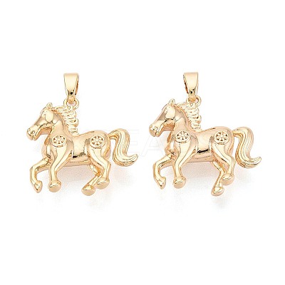 Brass Pendants KK-T081-13G-1