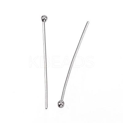 Tarnish Resistant 304 Stainless Steel Ball Head Pins STAS-D448-023P-1