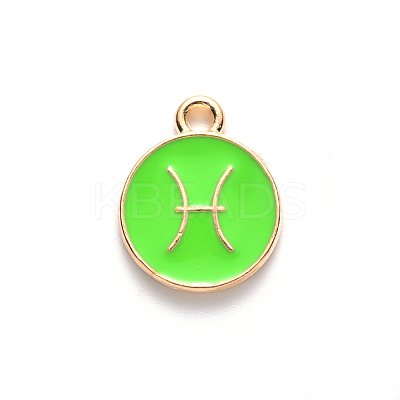 Alloy Enamel Pendants LS-X-ENAM-S124-01A-06H-1