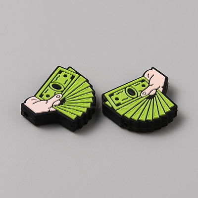 U.S. Dollar Food Grade Eco-Friendly Silicone Focal Beads LS-SIL-CJC0007-02A-1