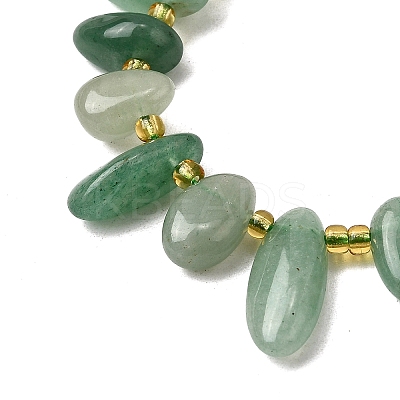 Natural Green Aventurine Beads Strands G-Z091-A19-1