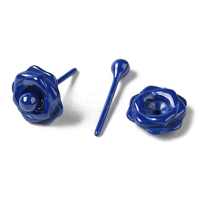 Hypoallergenic Bioceramics Zirconia Ceramic Stud Earrings EJEW-F340-01C-1