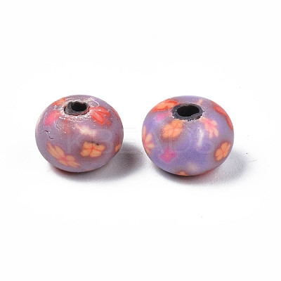 Handmade Polymer Clay Beads CLAY-S092-73-1