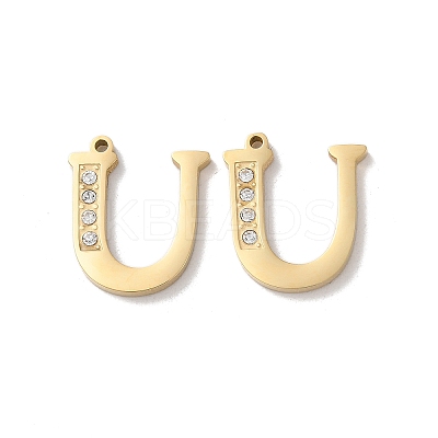 Real 14K Gold Plated 304 Stainless Steel Pendants STAS-L022-157G-U-1