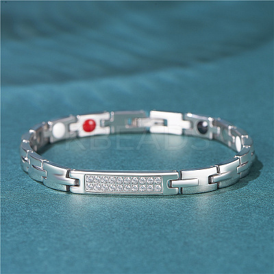 Stainless Steel Panther Chain Watch Band Bracelets JB674A-1