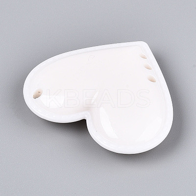 Opaque Acrylic Pendants SACR-T017-46G-1