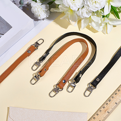 4Pcs 2 Colors Imitation Leather Bag Handles FIND-CL0001-44-1