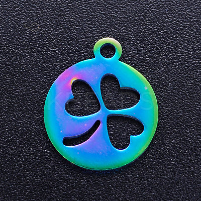 Ion Plating(IP) 201 Stainless Steel Charms STAS-Q201-JN200-1