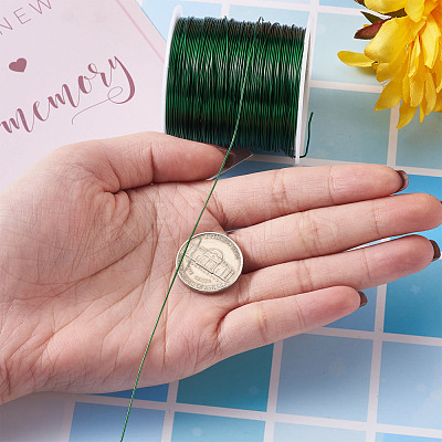 Round Copper Beading Wire for Jewelry Making YS-TAC0004-0.6mm-06-1