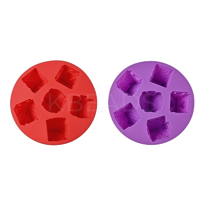 Round DIY Food Grade Silicone Mold DIY-K075-30-1