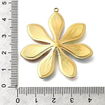 304 Stainless Steel Enamel Pendants X-STAS-Z163-31G-1