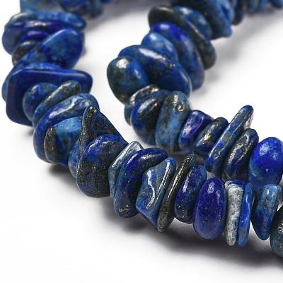 Natural Lapis Lazuli Stone Bead Strands G-R192-13-1