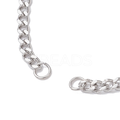 3MM 304 Stainless Steel Twisted Chain Bracelet Making AJEW-JB01440-02-1