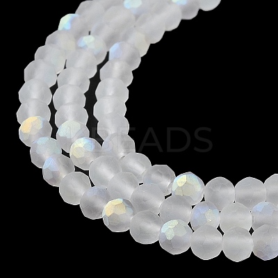 Transparent Glass Beads Strands EGLA-A034-T4mm-MB19-1