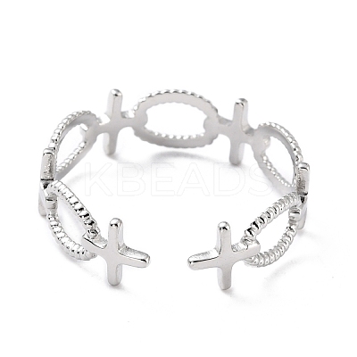 Tarnish Resistant 304 Stainless Steel Finger Rings RJEW-L102-09P-1
