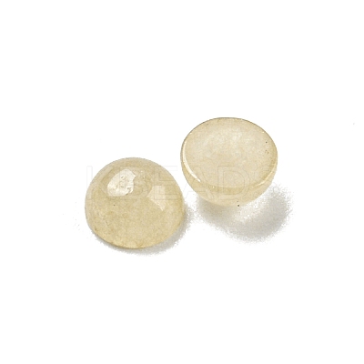 Natural White Jade Dyed Cabochons G-H309-03-19-1