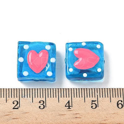 Handmade Lampwork Enamel Beads LAMP-G147-02J-1