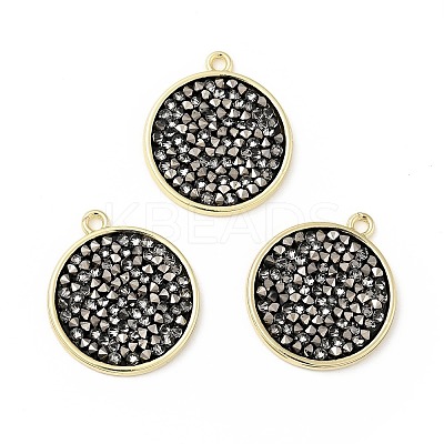 Rhinestone Pendants KK-C246-08LG-1