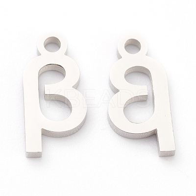 Non-Tarnish 304 Stainless Steel Charms STAS-G244-01B-1