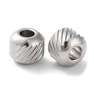 Non-Tarnish 201 Stainless Steel Spacer Beads STAS-K259-14A-P-1