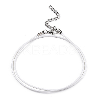Waxed Cotton Cord Necklace Making MAK-YWC0001-01P-02-1