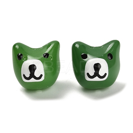 Baking Paint Glass Beads LAMP-I028-02D-1