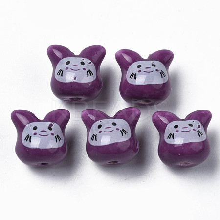 Handmade Porcelain Beads PORC-T007-04D-1