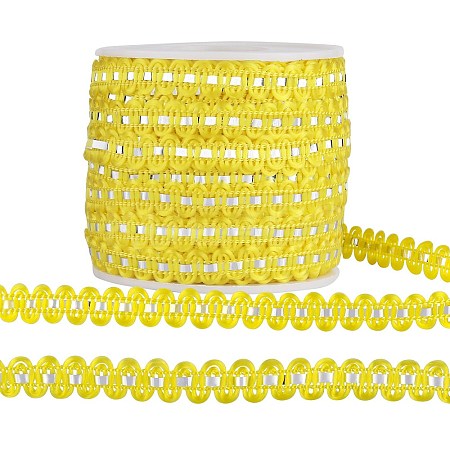 25M Metallic Yarn Lace Ribbons OCOR-GF0003-09H-1