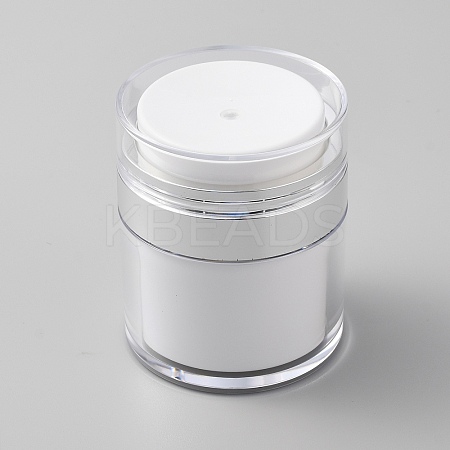 Plastic Airless Pump Jars AJEW-WH0413-34C-1