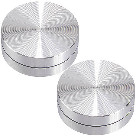 2Pcs Aluminum Turntable Base Table Tray FIND-SP0004-05-1