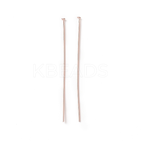 Brass Flat Head Pins KK-WH0058-03D-RG-1