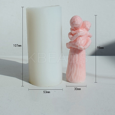 3D Aromatherapy Wax Candle Silicone Statue Mold PW-WG76606-01-1