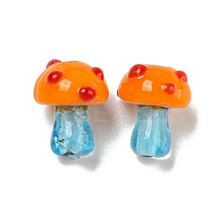 Handmade Lampwork Beads Strands LAMP-N025-03B-1