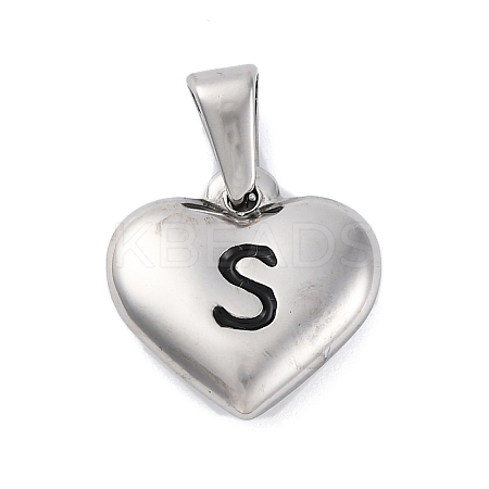304 Stainless Steel Pendants STAS-P278-01S-P-1-1