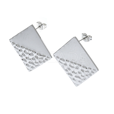 Tarnish Resistant 201 Stainless Steel Stud Earrings EJEW-K270-26P-1