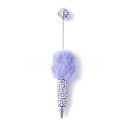Alloy Beadable Pen AJEW-A066-01B-1