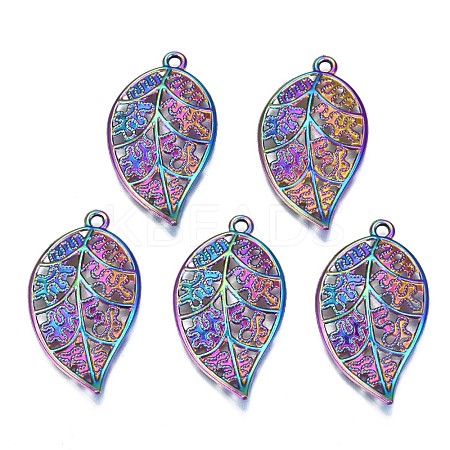 Rainbow Color Alloy Pendants PALLOY-N156-188-NR-1