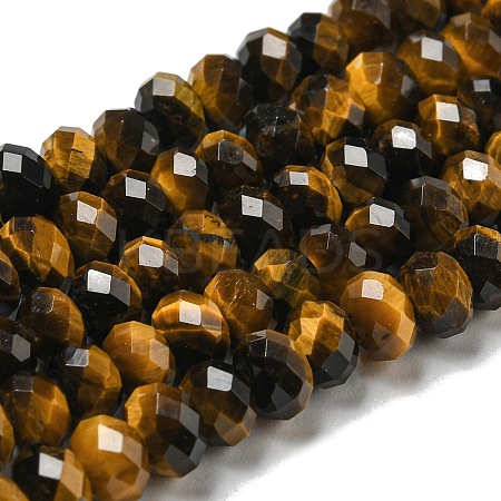 Natural Tiger Eye Beads Strands G-K351-B08-02-1