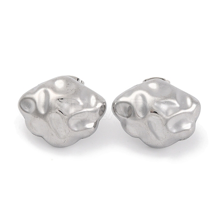 Non-Tarnish 304 Stainless Steel Stud Earrings EJEW-H013-33P-1