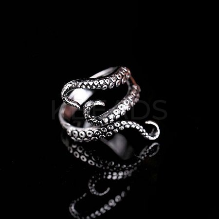 Alloy Adjustable Open Cuff Rings FS-WG8E8AD-02-1