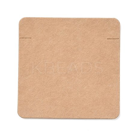 Blank Kraft Paper Bracelets Display Cards CDIS-G005-03-1